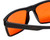 Medspex R787M Gloss Black Dark Orange Red Color Therapy Safety Glasses image 4