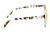 Medspex R785 Shiny Blue Quartz/Brown Black Light Orange Color Therapy Reading Glasses