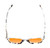 Medspex R785 Shiny Blue Quartz/Brown Black Light Orange Color Therapy Reading Glasses
