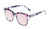 Medspex R785 Shiny Pink Quartz/Blue Black FL-41 Rose Color Therapy Reading Glasses