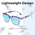 Medspex R785 Shiny Pink Quartz/Blue Black Baby Blue Color Therapy Reading Glasses