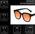 Medspex R785 Gloss Black FL-41 Rose Color Therapy Reading Glasses