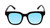 Medspex R785 Gloss Black Baby Blue Color Therapy Reading Glasses