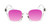 Medspex R785 Crystal Clear Passion Purple Color Therapy Reading Glasses