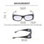 Medspex Fl013 Matte Black (Fl013) Violet Color Therapy Reading Glasses