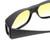 Medspex Fl013 Matte Black Light Golden Yellow Color Therapy Reading Glasses