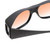 Medspex Fl013 Matte Black FL-41 Rose Color Therapy Reading Glasses