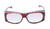 Medspex Fl012 Amber Brown Tortoise Havana Crystal (Fl012) Violet Color Therapy Reading Glasses
