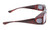 Medspex Fl012 Amber Brown Tortoise Havana Crystal (Fl012) Violet Color Therapy Reading Glasses