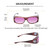 Medspex Fl012 Tortoise Havana Passion Purple Color Therapy Reading Glasses