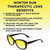 Medspex Calabria SOPHIA Gloss Black Gold Yellow Color Therapy Reading Glasses image 2