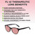Medspex Adel-AVT Violet Purple FL-41 Rose Color Therapy Reading Glasses