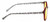 Medspex EL15557R Crystal Red Modern Art White Black Gold Yellow Color Therapy Reading Glasses