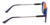 Medspex Prive Revaux The 3.0.5 Blue FL-41 Rose Color Therapy Reading Glasses