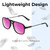 Medspex Prive Revaux The 3.0.5 Black Passion Purple Color Therapy Reading Glasses