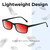 Medspex 105 Black Deep Red Color Therapy Reading Glasses image 8