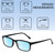 Medspex 105 Black Baby Blue Color Therapy Reading Glasses image 5