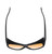 Medspex Fl011 Matte Black Orange Color Therapy Reading Glasses