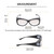 Medspex Fl011 Matte Black (Fl011) Rose Color Therapy Reading Glasses