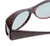 Medspex Fl010 Amber Brown Tortoise Havana Crystal (Fl010) Blue Color Therapy Reading Glasses