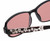 Medspex Clara Black Silver Floral FL-41 Pink Color Therapy Reading Glasses