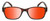 Medspex EL15558R Gloss Tortoise Havana Brown Spot Amber Orange Color Therapy Reading Glasses
