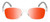 Medspex EL15558R Crystal Clear Modern Art Pink Blue Amber Orange Color Therapy Reading Glasses