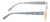 Medspex EL15558R Crystal Clear Modern Art Pink Blue Light Orange Color Therapy Reading Glasses