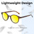 Medspex EL15557R Gloss Tortoise Havana Brown Spot Gold Yellow Color Therapy Reading Glasses