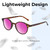 Medspex EL15557R Gloss Tortoise Havana Brown Spot Passion Purple Color Therapy Reading Glasses