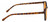 Medspex EL15557R Gloss Tortoise Havana Brown Spot Light Orange Color Therapy Reading Glasses