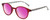 Medspex EL15557R Crystal Red Modern Art White Black Passion Purple Color Therapy Reading Glasses