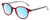 Medspex EL15557R Crystal Red Modern Art White Black Baby Blue Color Therapy Reading Glasses