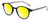 Medspex EL15557R Crystal Navy Blue Modern Art Pink Gold Yellow Color Therapy Reading Glasses