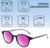 Medspex EL15557R Crystal Navy Blue Modern Art Pink Passion Purple Color Therapy Reading Glasses
