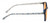 Medspex EL15557R Crystal Navy Blue Modern Art Pink Light Orange Color Therapy Reading Glasses