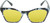 Medspex 8240 Jelly White Front/Blue Demi Pattern/Solid Green Temples Gold Yellow Color Therapy Reading Glasses