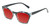 Medspex 8240 Jelly White Front/Blue Demi Pattern/Solid Green Temples Deep Red Color Therapy Reading Glasses