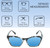Medspex 8240 Jelly White Front/Blue Demi Pattern/Solid Green Temples Baby Blue Color Therapy Reading Glasses