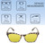 Medspex 8240 Jelly White Front/Brown Demi Pattern/Solid Green Temples Gold Yellow Color Therapy Reading Glasses