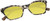Medspex 8240 Jelly White Front/Brown Demi Pattern/Solid Green Temples Gold Yellow Color Therapy Reading Glasses