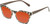 Medspex 8240 Jelly White Front/Brown Demi Pattern/Solid Green Temples Amber Orange Color Therapy Reading Glasses