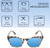 Medspex 8240 Jelly White Front/Brown Demi Pattern/Solid Green Temples Baby Blue Color Therapy Reading Glasses