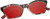 Medspex 8240 Jelly White Front/Wine+Black+Yellow Demi Pattern/Solid Green Temples Deep Red Color Therapy Reading Glasses