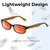 Medspex Corinne McCormack Channing Tortoise Havana Brown Gold Amber Amber Orange Color Therapy Reading Glasses