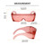 Medspex 3000 FL41 Pink Fitover Safety Glasses Wear Over Prescription Glasses Migraine Glasses FL-41 Light Sensitivity Glasses Women Men Outdoor Indoor Blue Light Blocker Over Glasses Eye Protection image 4