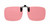 MEDSPEX Unisex FL41 Clip-On Lenses – Pink | UV Protective, Migraine Lens for Men & Women | Light sensitivity Tinted Lenses with Small Bar Clips for Home, Office, and Screen Use | Eyewear