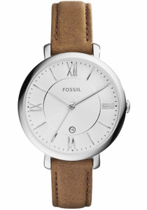 Fossil Jacqueline Silver Brown Leather (ES3708) Fossil Jacqueline Silver Brown Leather (ES3708)