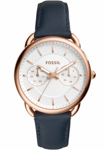 Fossil Tailor Multifunction Rose Gold Navy Leather (ES4260) Fossil Tailor Multifunction Rose Gold Navy Leather (ES4260)