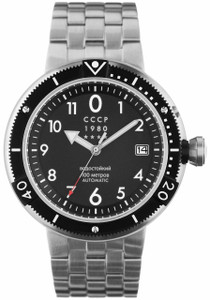 CCCP Kashalot Submarine Automatic Silver Black SS (CP-7004-66) CCCP Kashalot Submarine Automatic Silver Black SS (CP-7004-66)